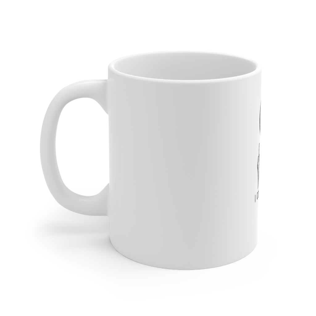 I Come in Peace Alien Ceramic Coffee Mug – 11oz & 15oz | A.M.F Studio 1984