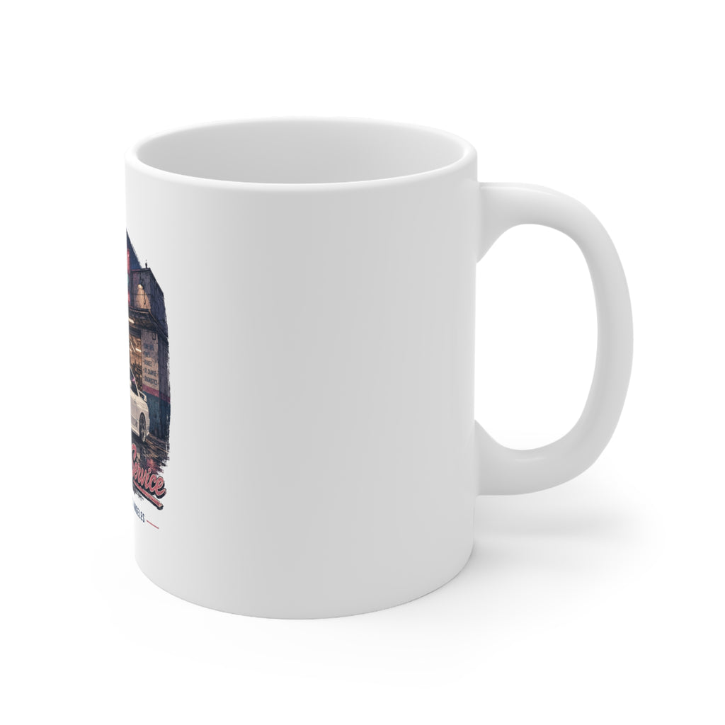 Midnight Service Japanese Performance Car Ceramic Coffee Mug – 11oz & 15oz | A.M.F Studio 1984