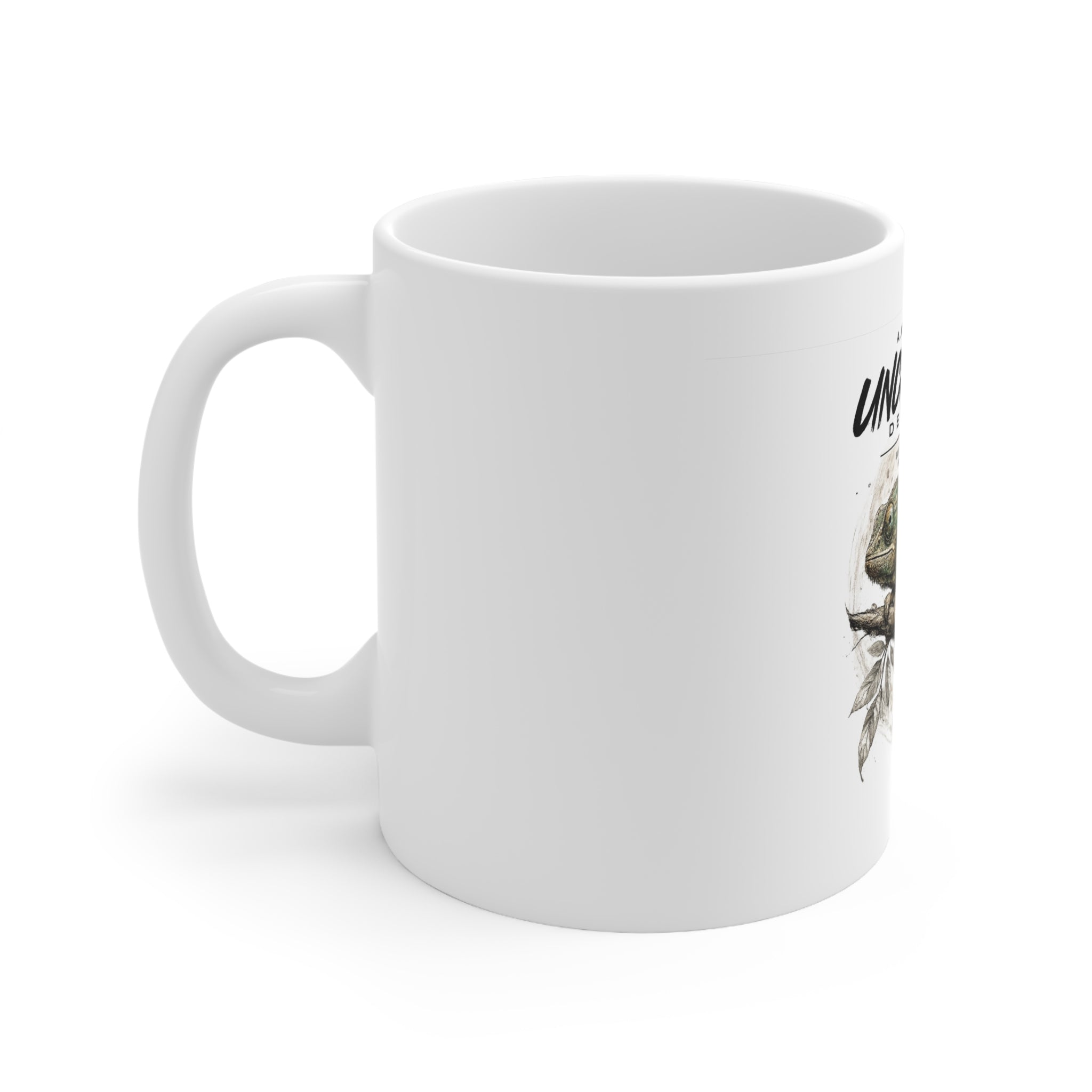 Chameleon Ceramic Coffee Mug  11oz & 15oz | A.M.F Studio 1984