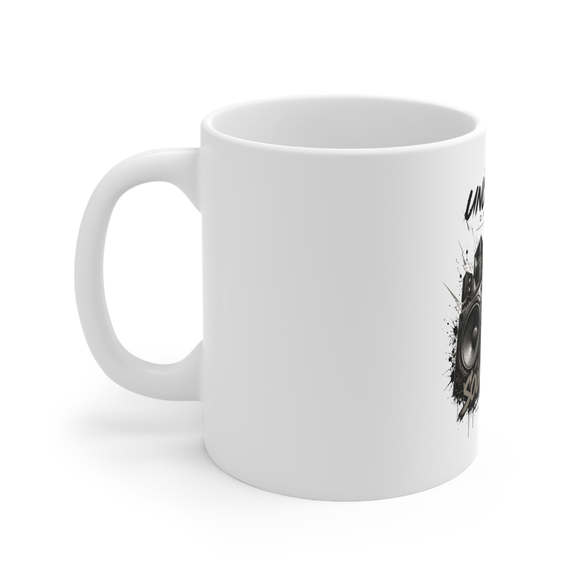 Sound System Ceramic Coffee Mug  A.M.F Studio 1984