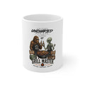 Bigfoot & Alien Grill Master Ceramic Coffee Mug  11oz & 15oz | A.M.F Studio 1984