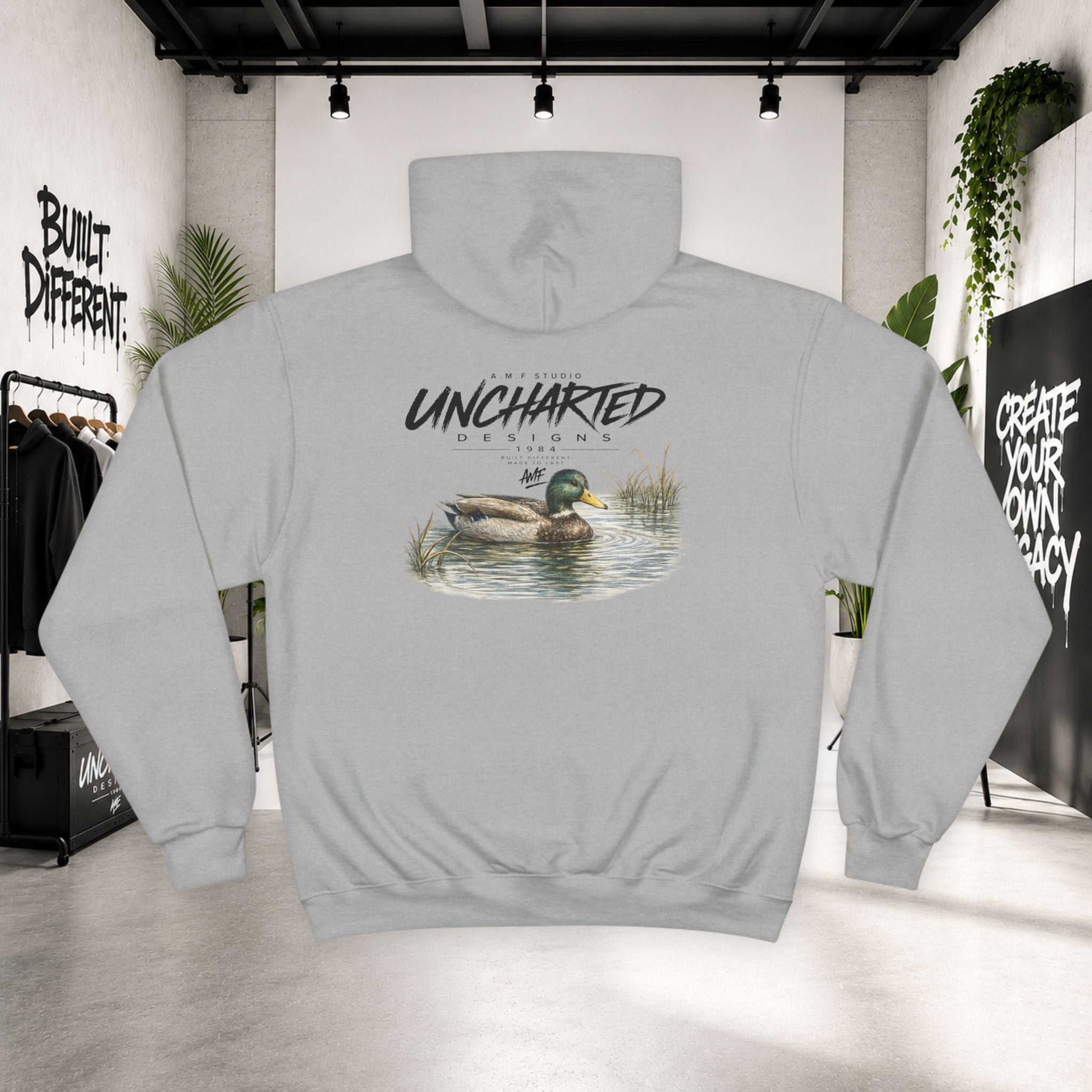 Champion × Uncharted Mallard Duck Graphic Hoodie
