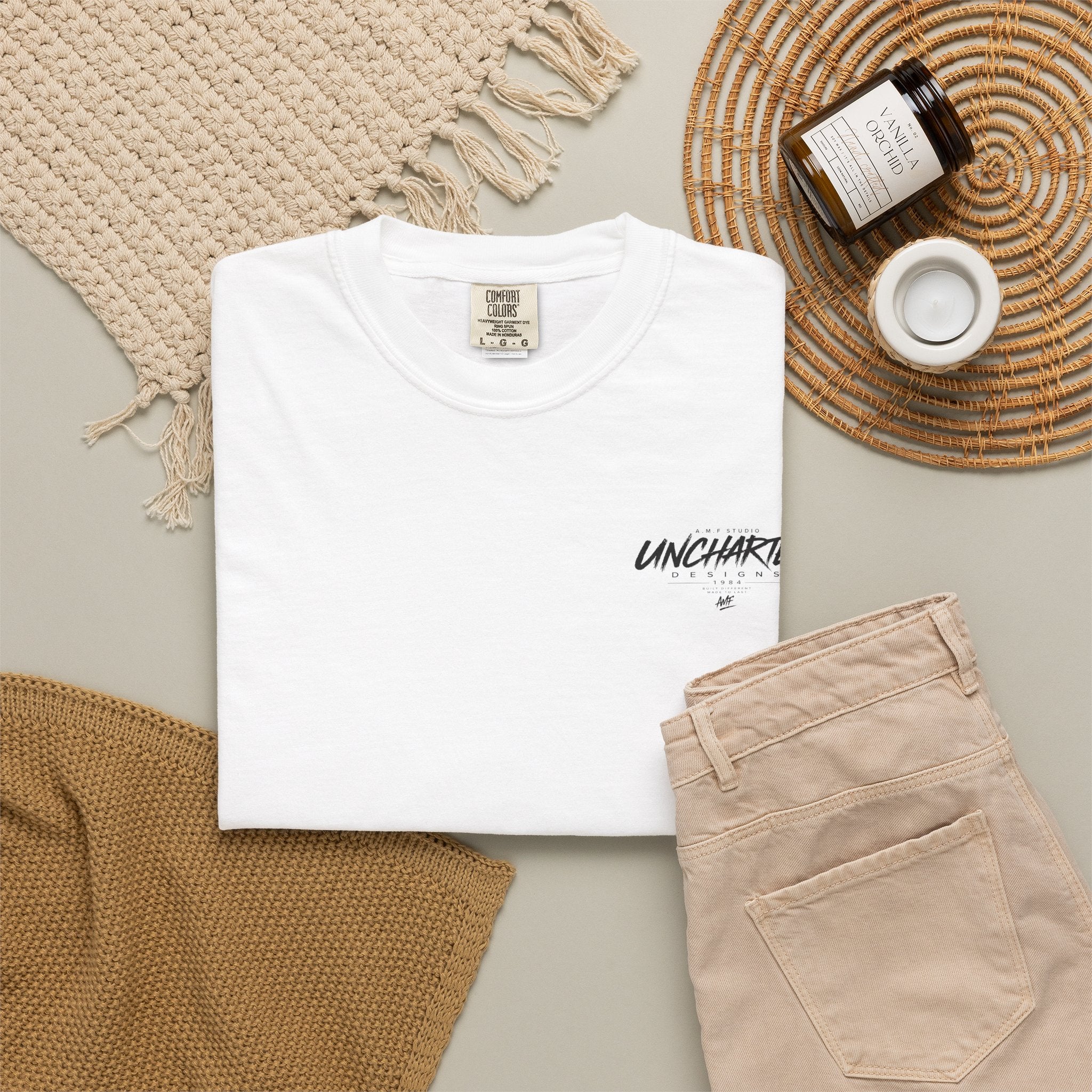 Uncharted Essential T-Shirt | Premium Minimal Streetwear | AMF Studio 1984