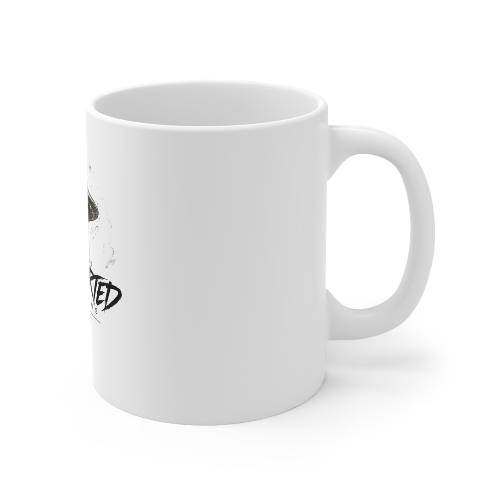 Uncharted UFO Ceramic Coffee Mug  11oz & 15oz | A.M.F Studio 1984