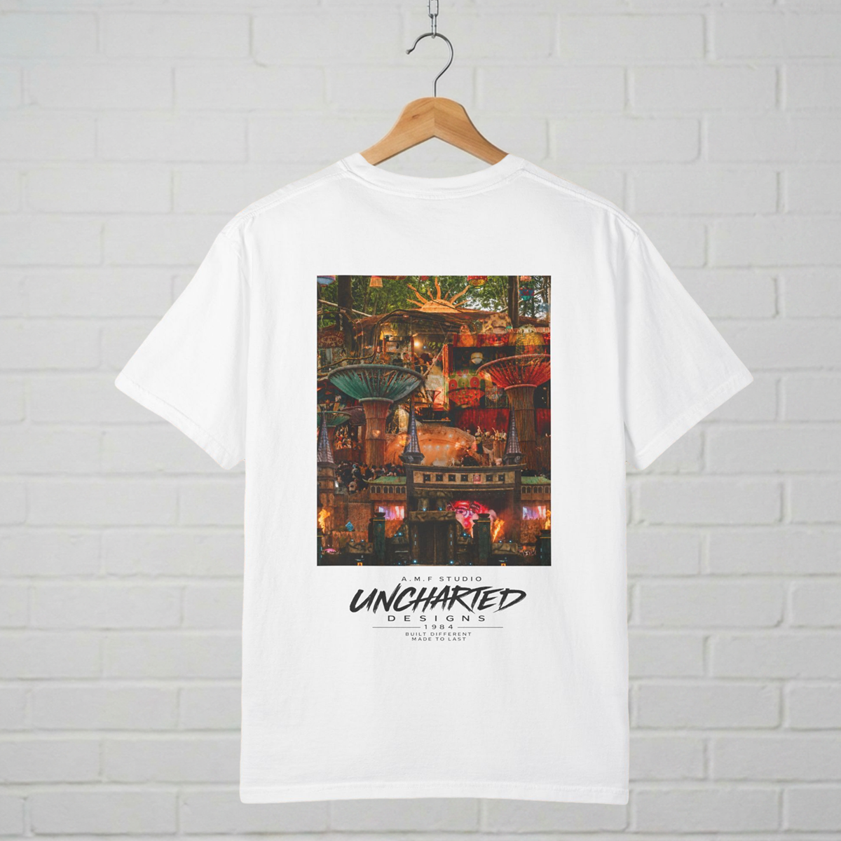 A.M.F Studio 1984 Uncharted Designs Underground Festival Graphic T-Shirt