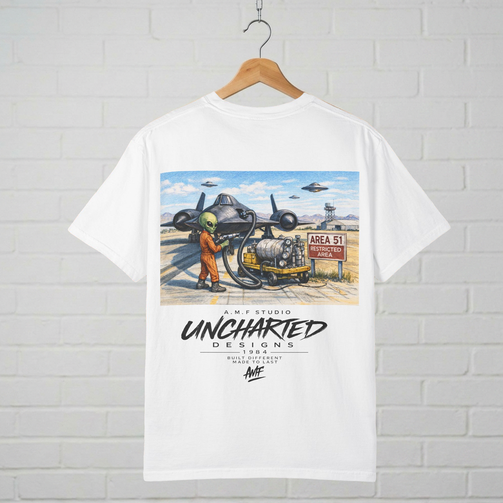 Area 51 Alien Graphic Tee A.M.F Studio 1984