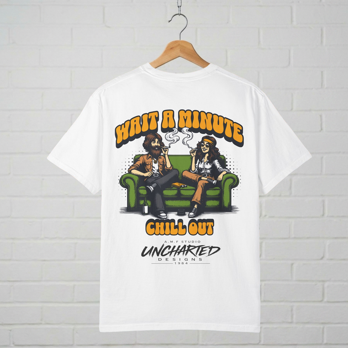 Wait A Minute Chill Out Graphic Tee