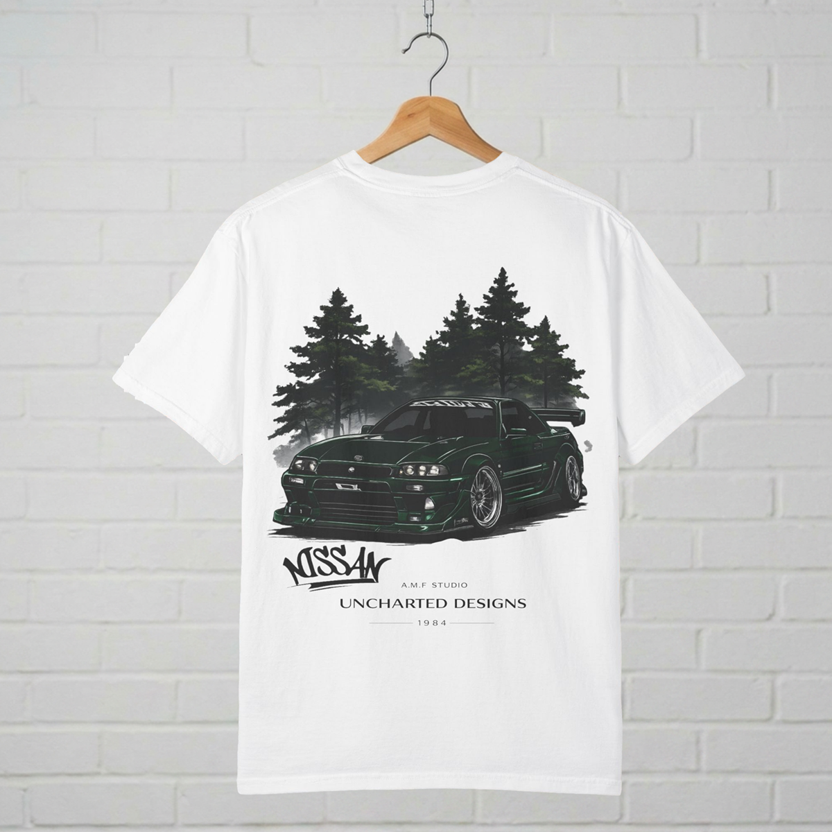 Burn Out Forrest Drive Tee A.M.F Studio 1984