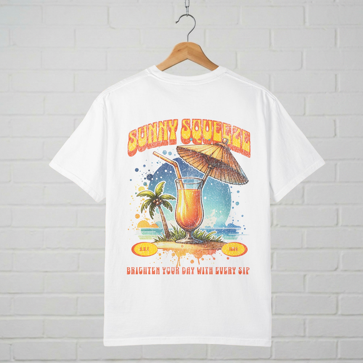 Sunny Squeeze Tropical Tee A.M.F Studio 1984