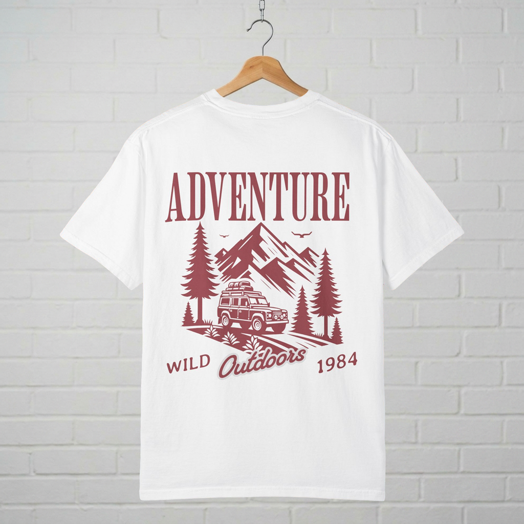 Adventure Wild Outdoors Graphic T-Shirt  A.M.F Studio 1984