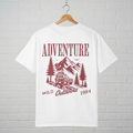 Adventure Wild Outdoors Graphic T-Shirt  A.M.F Studio 1984