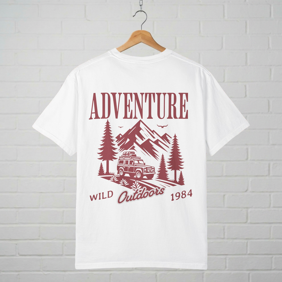 Adventure Wild Outdoors Graphic T-Shirt  A.M.F Studio 1984