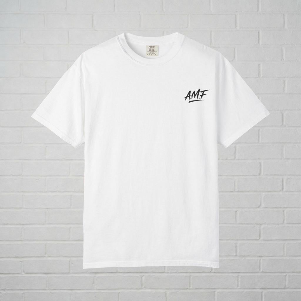 Sasquatch and Racoon Golf Cart Tee A.M.F Studio 1984