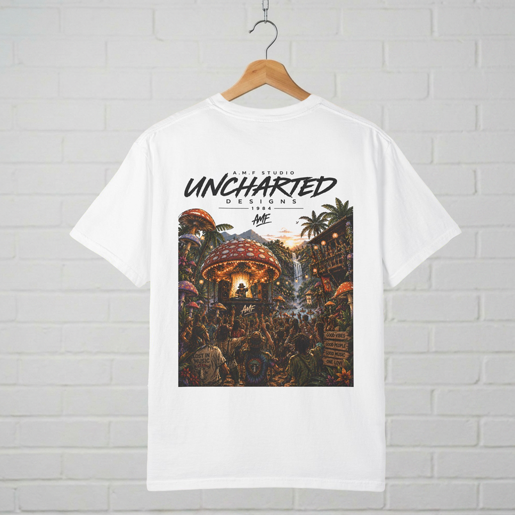 Mushroom Jungle Festival T-Shirt AMF Studio 1984