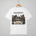 Alien & Bigfoot UFO Mechanics T-Shirt A.M.F Studio 1984