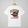 Burnout Retro Muscle Car T-Shirt  A.M.F Studio 1984