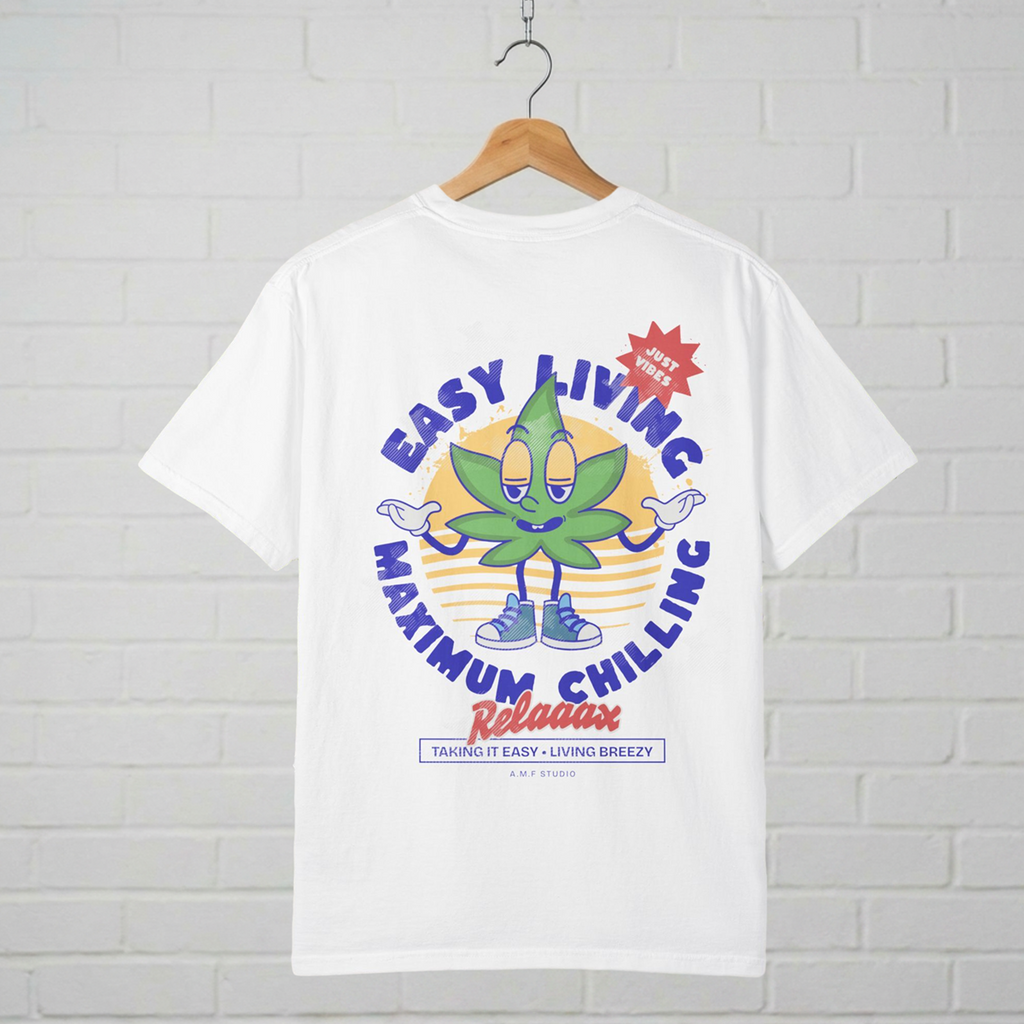 Easy Living Maximum Chilling T-Shirt A.M.F Studio 1984 Uncharted Designs