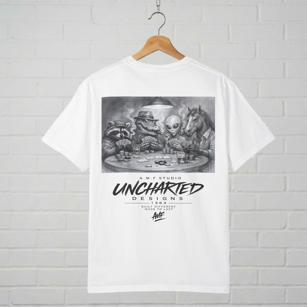 Uncharted Poker Club T-Shirt A.M.F Studio 1984