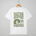 Catch Waves Not Feelings T-Shirt  Retro Surf A.M.F Studio 1984