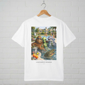 Bigfoot Alien Dolphin Pool Party T-Shirt A.M.F Studio 1984