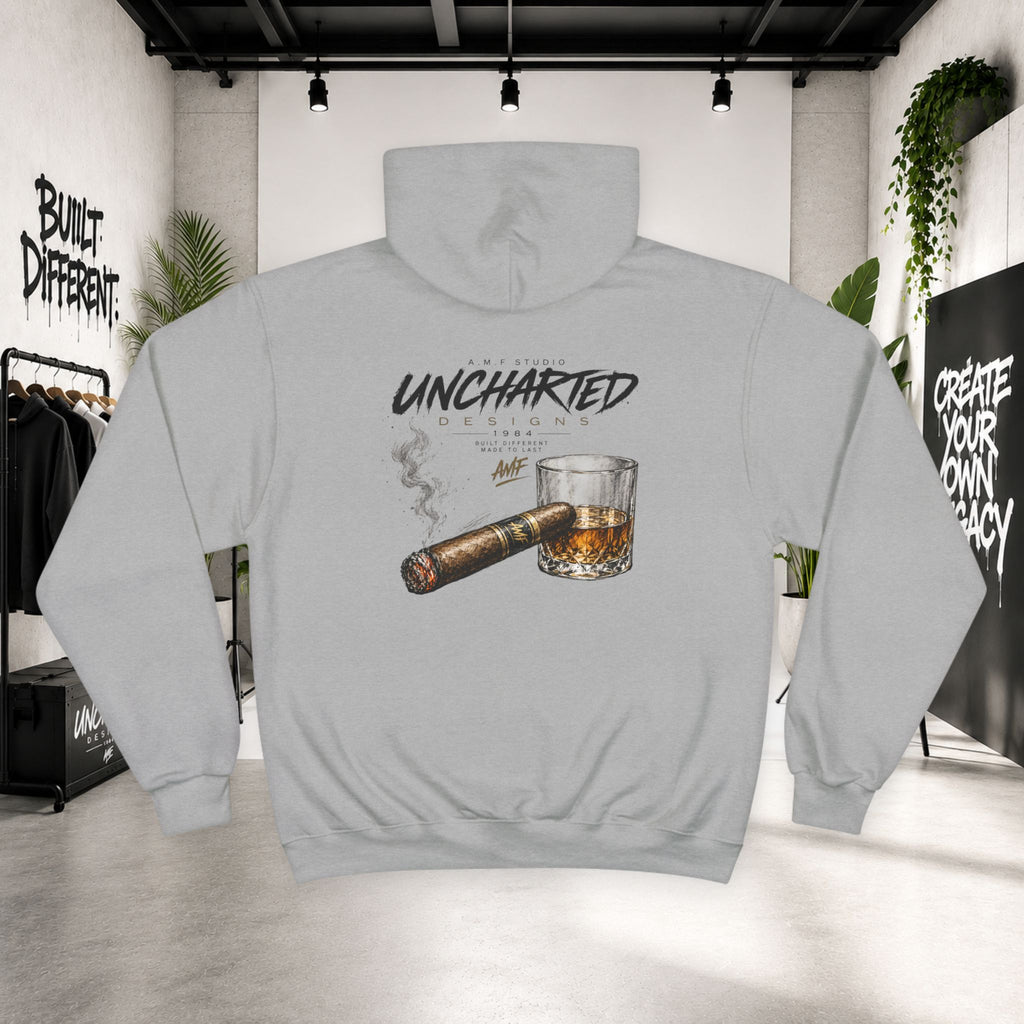Champion × Uncharted Cigar & Whiskey Hoodie Premium Streetwear