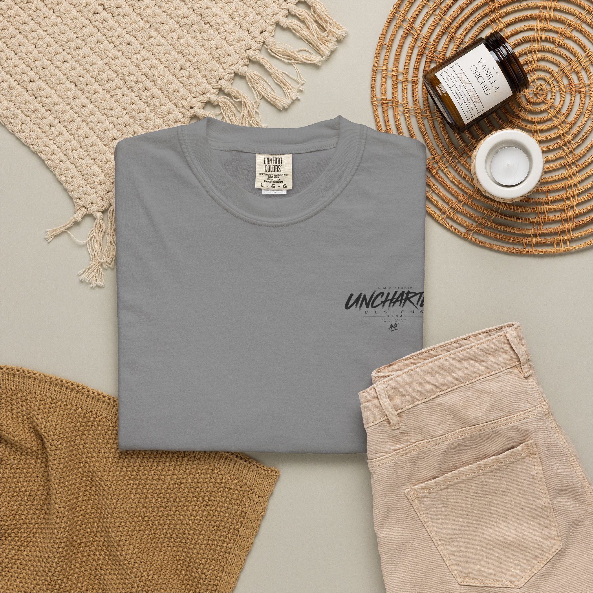 Uncharted Essential T-Shirt | Premium Minimal Streetwear | AMF Studio 1984
