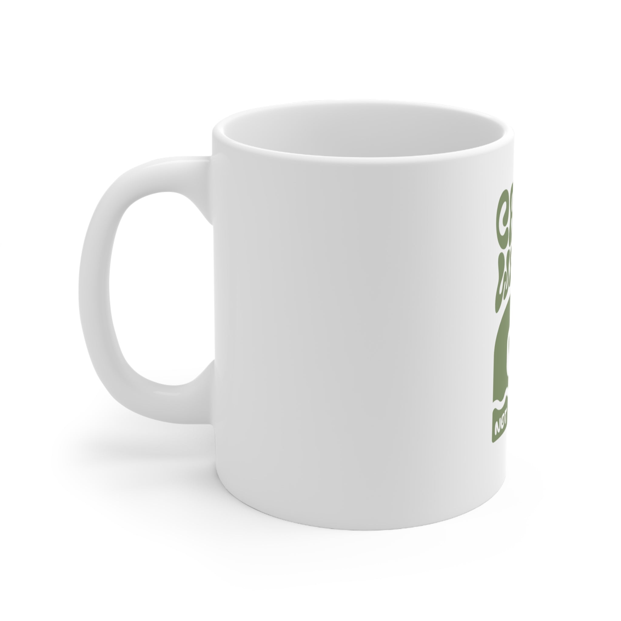 Catch Waves Not Feelings Ceramic Coffee Mug – Retro Surf Gift – 11oz & 15oz | A.M.F Studio 1984