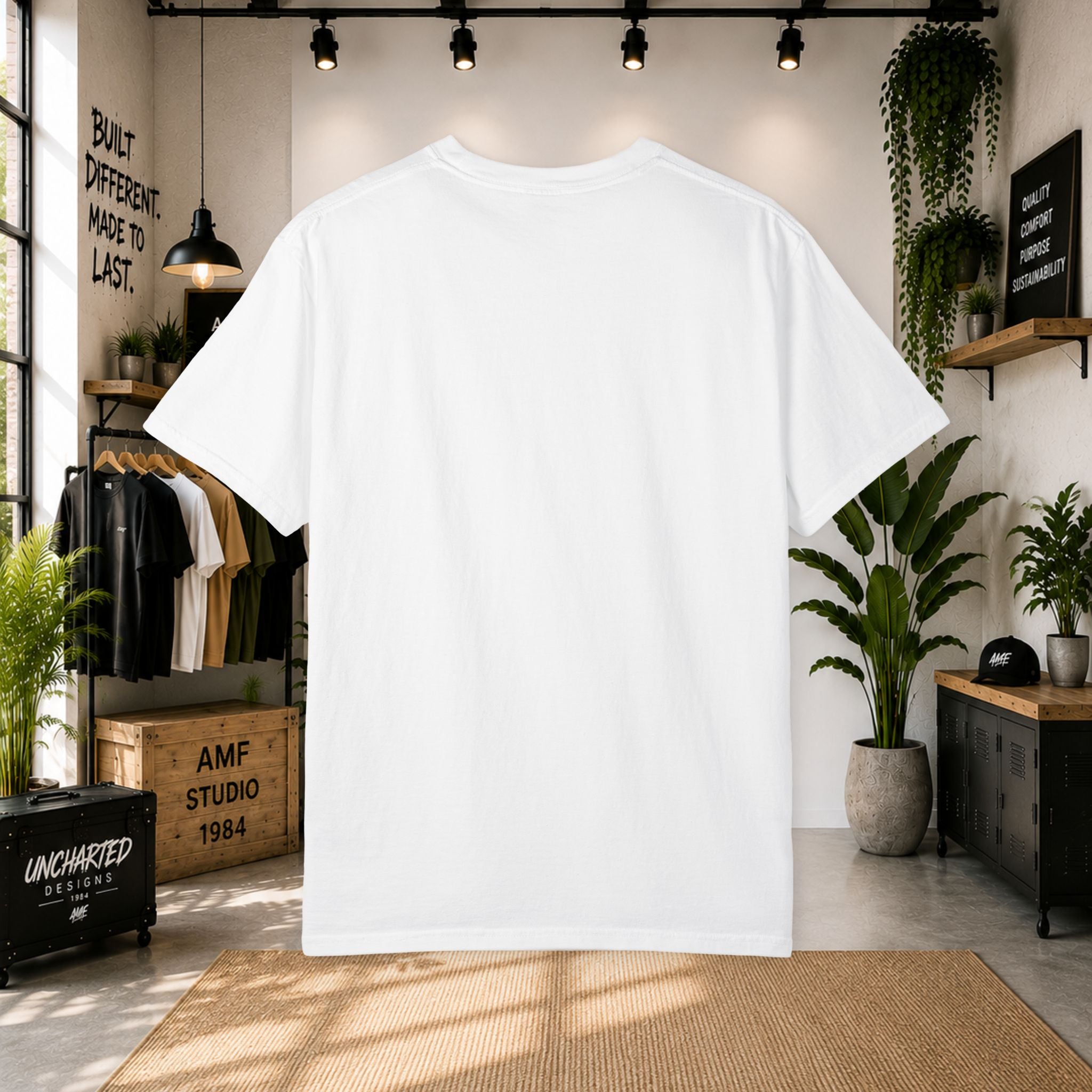 Uncharted Essential T-Shirt | Premium Minimal Streetwear | AMF Studio 1984