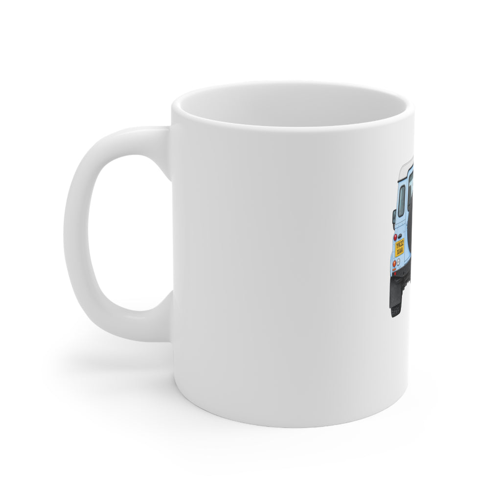 Blue Classic 4x4 & Goose Ceramic Coffee Mug – Country Gift – 11oz & 15oz | A.M.F Studio 1984