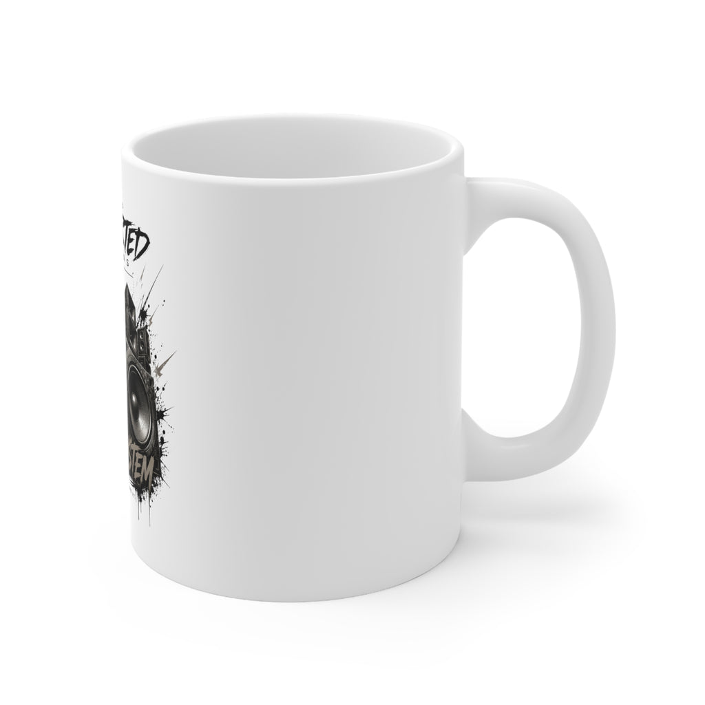 Sound System Ceramic Coffee Mug  A.M.F Studio 1984