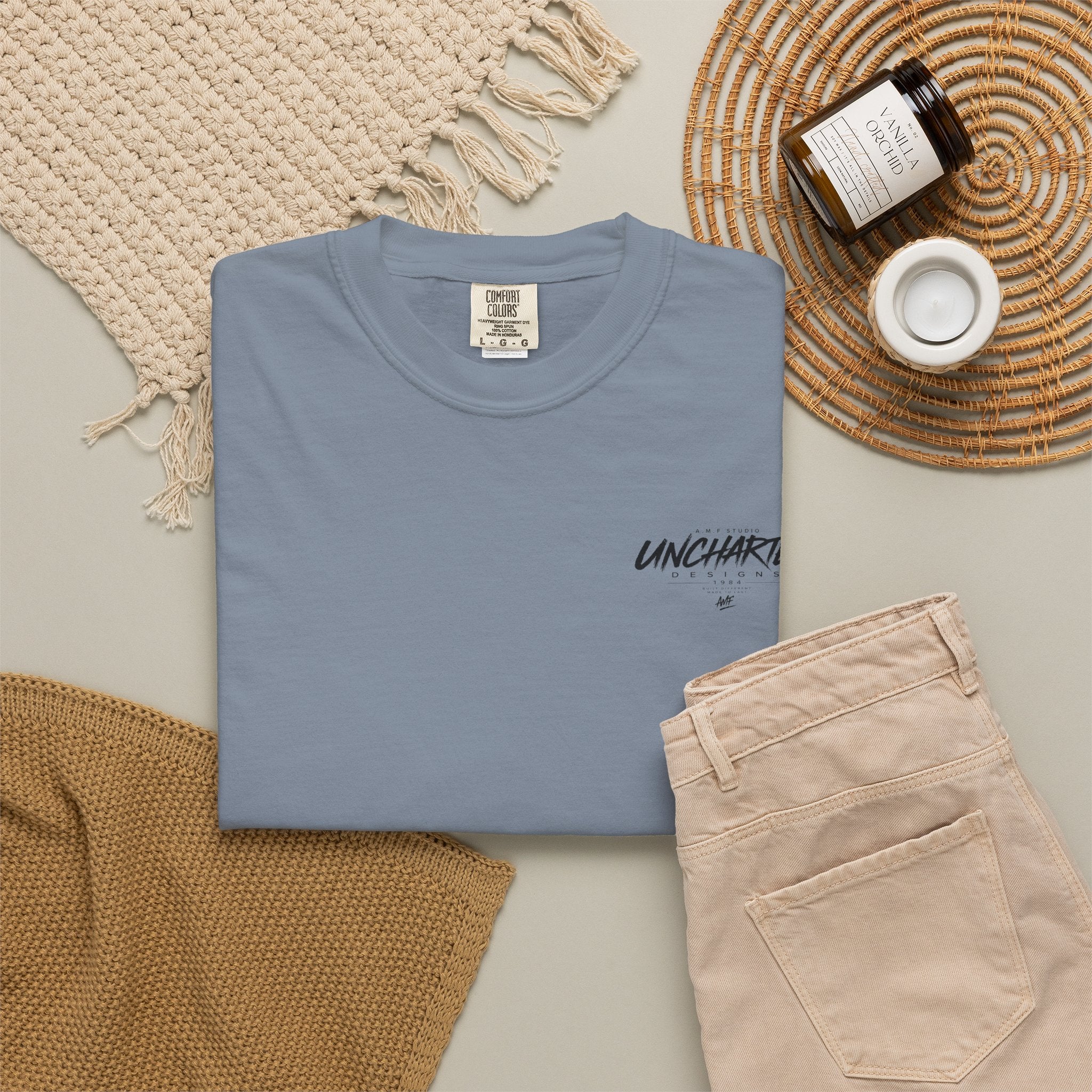 Uncharted Essential T-Shirt | Premium Minimal Streetwear | AMF Studio 1984