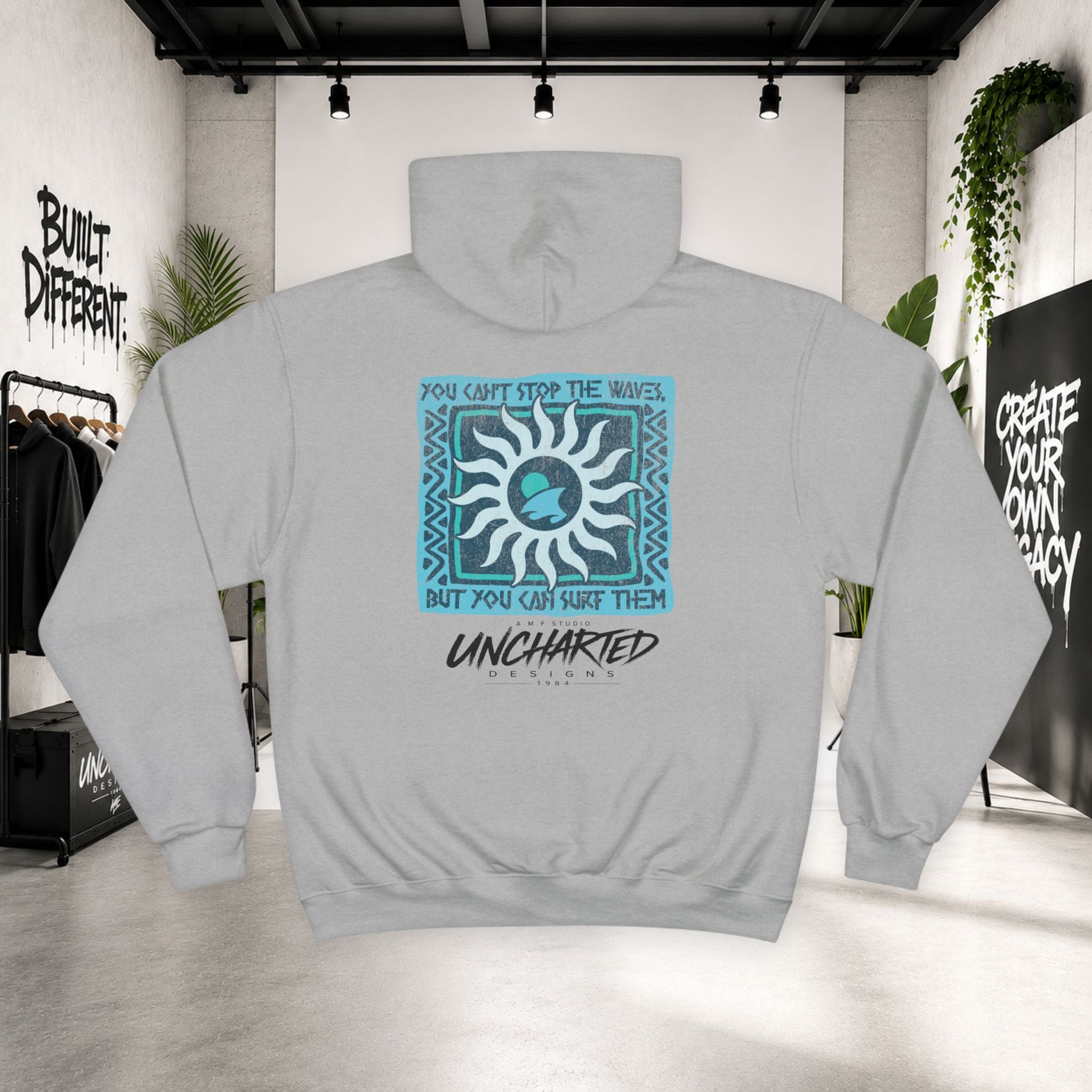 Champion x Uncharted Designs Can't Stop The Waves Hoodie