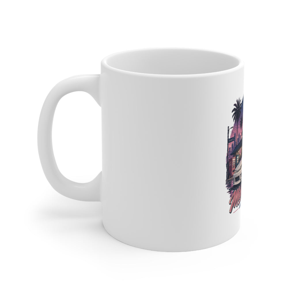Midnight Service Japanese Performance Car Ceramic Coffee Mug – 11oz & 15oz | A.M.F Studio 1984