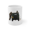 Bigfoot, Raccoon & Goose Classic 4x4 Ceramic Coffee Mug – 11oz & 15oz | A.M.F Studio 1984