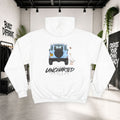 Champion x Uncharted Designs Blue 4x4 Goose Hoodie  Premium Adventure Streetwear
