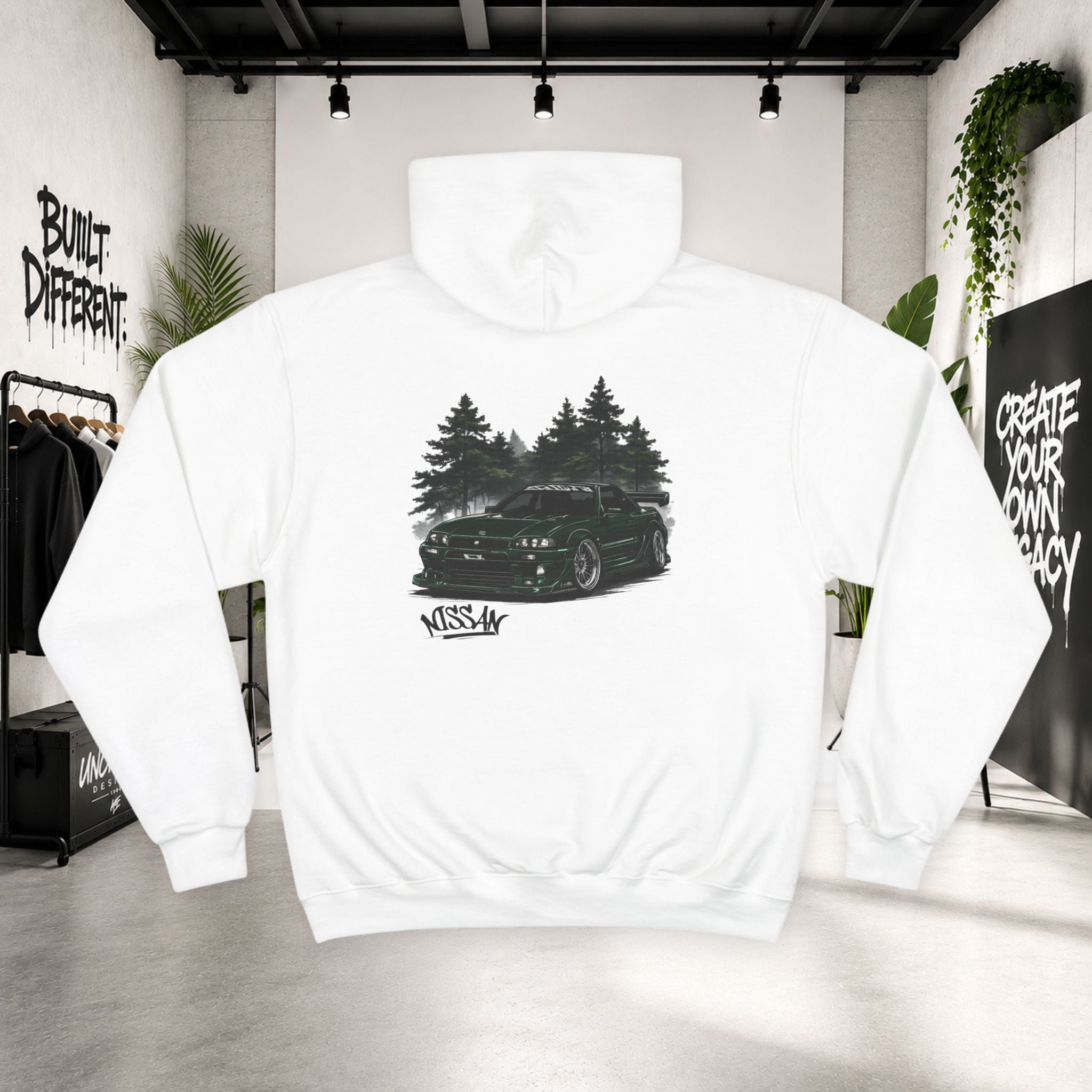 Champion x Uncharted Designs JDM Skyline Hoodie Japanese Car Streetwear