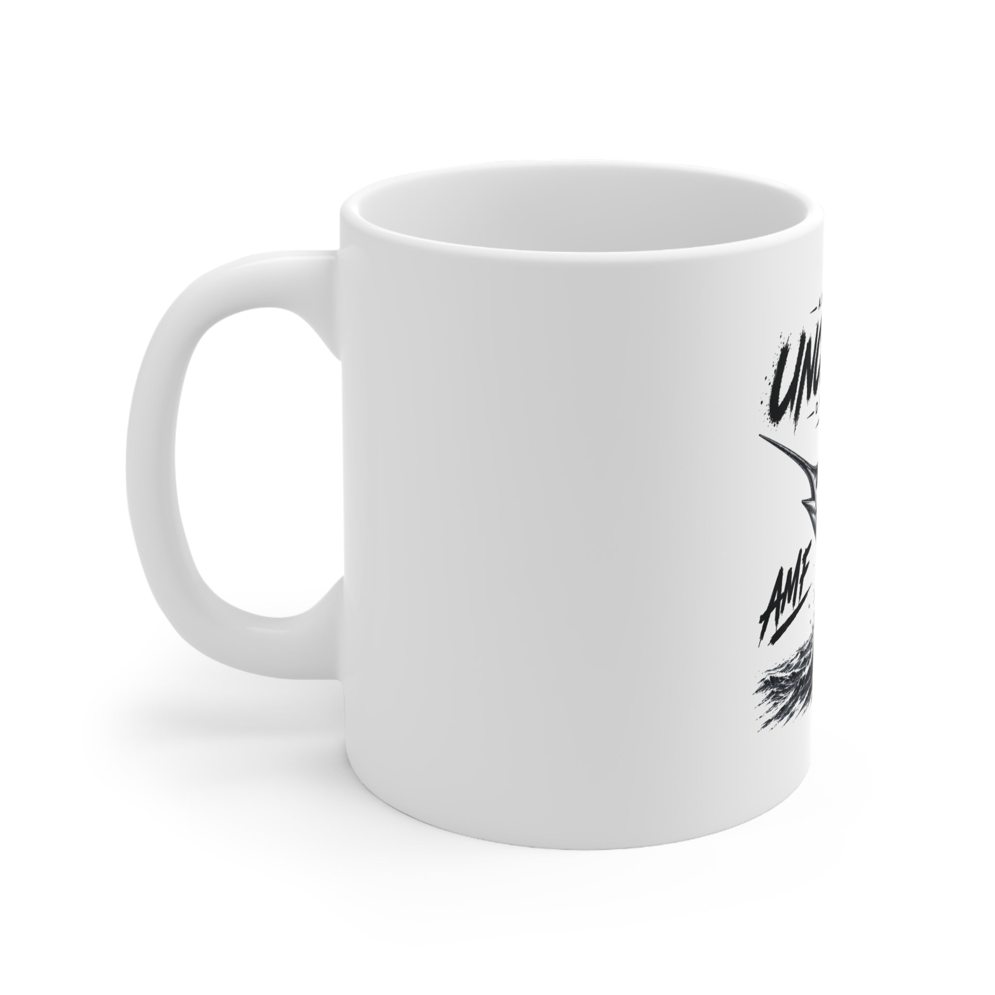 Marlin Fishing Ceramic Coffee Mug  11oz & 15oz | A.M.F Studio 1984